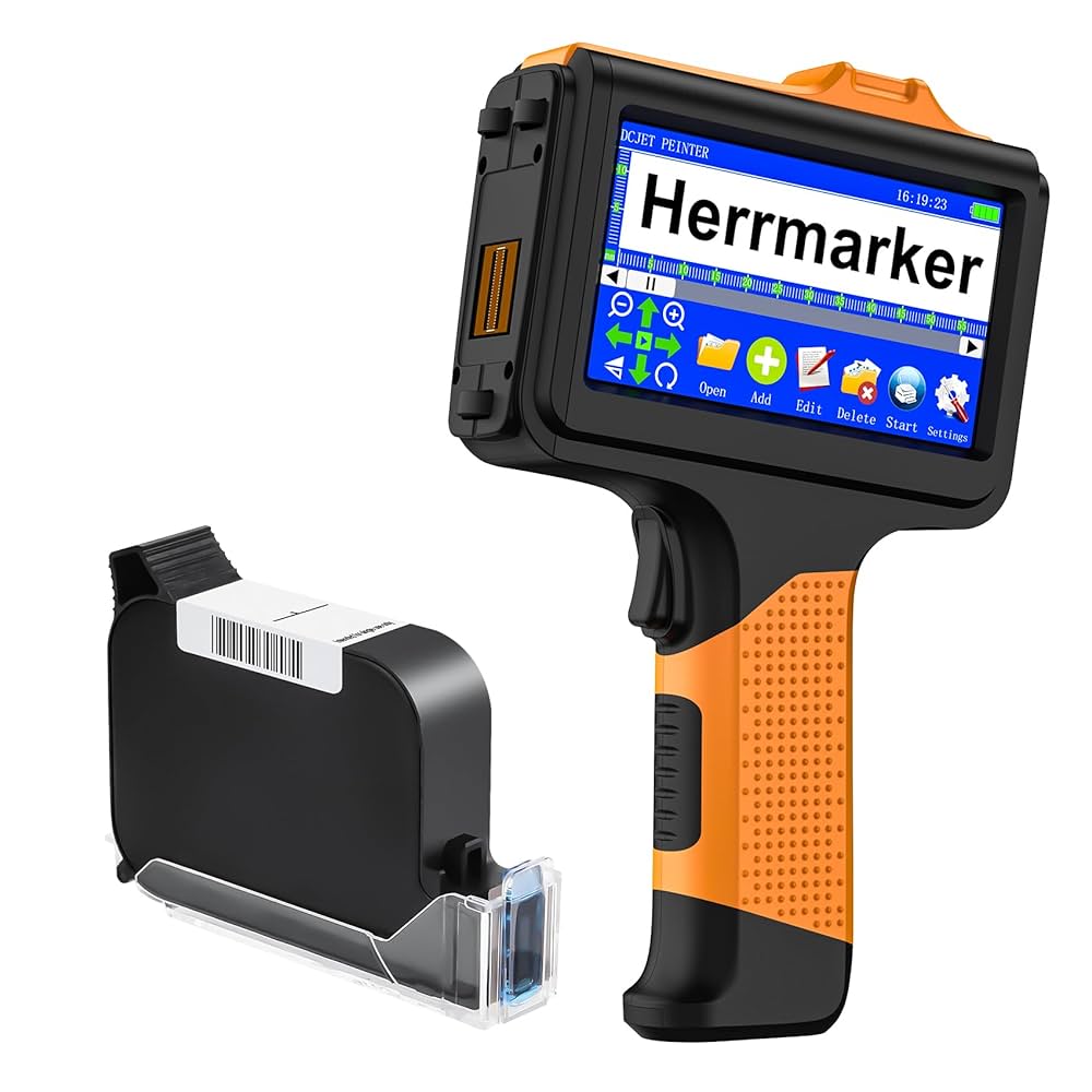 ハンディー刻印機　hamdheld inkjet printer Amazon.com: Handheld Inkjet Printer, Portable Handheld